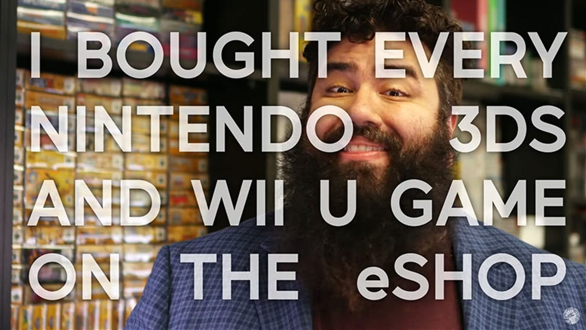 مرد هر بازی ویدیویی را در فروشگاه های الکترونیکی Wii U و 3DS خریداری می کند