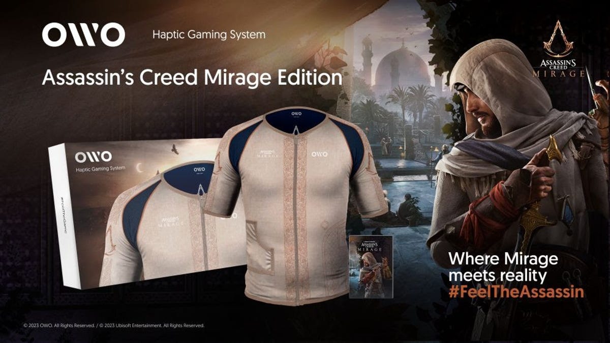 پیراهن Assassin’s Creed Haptic به شما امکان می دهد احساس کنید که چاقو خوردید